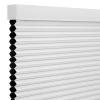 Changshade Blackout Cordless Cellular Shades for Windows,Honeycomb Blinds with Thermal Insulation,UV Protection,Child Safe,Privacy Light Control,Easy to Install,30" w x 72" h,White view 1