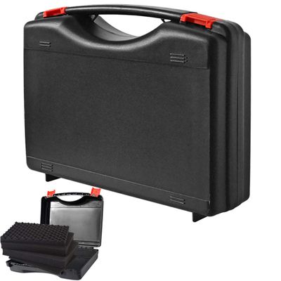 AOOCY Small Hard Case with Pluck Foam, 12" Customizable Interior Protection Carrying Case for Pistol, GoPro, Microphone, Handgun, Camera - Outer Size: 12.2 x 10 x 2.7