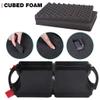 AOOCY Small Hard Case with Pluck Foam, 12" Customizable Interior Protection Carrying Case for Pistol, GoPro, Microphone, Handgun, Camera - Outer Size: 12.2 x 10 x 2.7 view 4