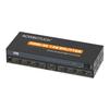 NOWBOTUCH 1x8 HDMI Splitter 8 Port 1 in 8 out HDMI Switch 1 Port to 8 HDMI Display Duplicate/Mirror Powered Splitter Ver 1.4 Certified for Full HD 1080P High Resolution 3D Support view 1