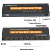 NOWBOTUCH 1x8 HDMI Splitter 8 Port 1 in 8 out HDMI Switch 1 Port to 8 HDMI Display Duplicate/Mirror Powered Splitter Ver 1.4 Certified for Full HD 1080P High Resolution 3D Support view 4