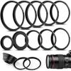 10 Pieces Metal Step-Up Adapter Rings Kit Lens Filter Stepping Adapter Rings Set for DSLR Camera view 1