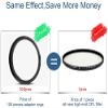 10 Pieces Metal Step-Up Adapter Rings Kit Lens Filter Stepping Adapter Rings Set for DSLR Camera view 4