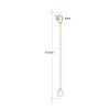 AoedeJ Anti-Lost Holder Earrings for Bluetooth Earphones 14K Gold Plated Dangle Earring Wireless Earphone Holder Strap Compatible with Bluetooth Earphones(Ear Cuff-2) view 2