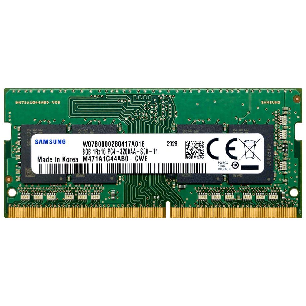 A-Tech 8GB DDR4 3200MHz SODIMM PC4-25600 CL22 1Rx16 1.2V 260-Pin SO-DIMM Laptop Notebook RAM Memory Module M471A1G44AB0-CWE