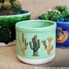 Ceramic Decals - Overglaze Gold - Enamel Decal - Waterslide Decal Gold Cactus view 4