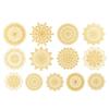 Ceramic Decals - Overglaze Gold - Enamel Decal - Waterslide Decal Gold Mandala view 1
