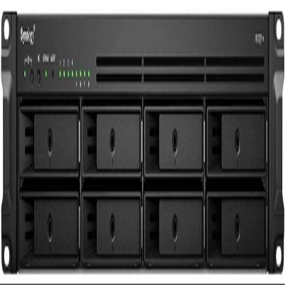 Synology RackStation RS1221+ - NAS Server - 8 Bays - Rack-mountable - SATA 6Gb/s - RAID 0, 1, 5, 6, 10, JBOD - RAM 4 GB - Gigabit Ethernet - iSCSI - 2U