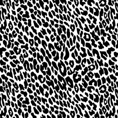 Ceramic Decals - Leopard Print (Black, 19 x 13 Inch)