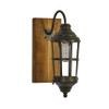 Deco 79 Metal Solid Wall Sconce, 6" x 11" x 15", Black view 2