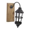 Deco 79 Metal Solid Wall Sconce, 6" x 11" x 15", Black view 3