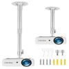 2-Be-Best Upgraded Projector Mount,14-24in / 37-62cm Projector Ceiling Mount Extendable Ceiling Projectors Mounts Adjustable Angle 360 Rotation Drop Ceiling Projectors Mounts Silver view 1