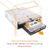 ICY DOCK 3 Bay 2 x 2.5 & 1 x 3.5 SATA HDD/SSD Hot Swap Backplane Docking Enclosure for 5.25 Bay | flexiDOCK MB095SP-B view 2