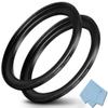 72mm-77mm Filter Step-Up Ring, 72mm Lens to 77mm Filter, WH1916 Camera Lens Step Up Ring (2 Pack) view 1