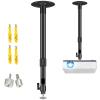 2-Be-Best Upgraded Projector Mount, Extending Projector Ceiling Mount Projectors Wall Mount with Extendable Length 14-24 in / 37-62 cm Adjustable 360 Angle Rotatable Projectors Mounts Black view 1