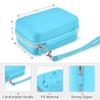 Leayjeen underwater camera case Compatible with YISENCE/HICSHON Waterproof Digital Camera Underwater Camera Full HD 2.7K 48 MP Video Recorder and More Accessories-Blue(Case Only) view 3