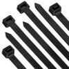 100pcs Heavy Duty Cable Zip Ties 16 inch, Premium Strong Large Zip Ties, Self-Locking Nylon Tie Wraps for Indoor and Outdoor, Black view 1