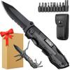 Gifts for Men Him Dad, Pocket Multitool Knife, Christmas Stocking Stuffers for Men, Anniversary Birthday Gifts for Husband, Boyfriend, Guy, Groomsmen, Fathers Day, Gadget for Hiking, Camping, Outdoor view 1