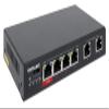 Intellinet 6 Port Fast Ethernet Unmanaged Switch with 4 Poe Ports - 1 High Power 60W & 3 PoE+ 30W Ports, 65W Budget, Extend Mode-Installs up to 820ft 2 FE Uplink Ports-3 Yr Mfg Warranty-561686 view 1