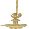 Roof Hanging Annam Lamp (Peacock Lamp) - Brass Statue from South India view 2