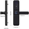 Anti-Theft Smart Biometric Fingerprint Electronic Password Touch Keypad Entry Door Lock view 3