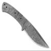 ColdLand 9" Damascus Steel Knife Making Kits - Knife Making Supplies Include Blade, Brass Pin, Sheath, Wood Handle Scales - Build your Own NB108 view 2