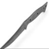 ColdLand 9" Damascus Steel Knife Making Kits - Knife Making Supplies Include Blank Blade, Brass Pin, Sheath, Wood Handle Scales - Build your Own NB112 view 3