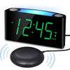 PPLEE 5-Way Powered Portable Emergency Solar Hand Crank AM/FM/SW/NOAA Weather Alert Radio + Vibrating Loud Alarm Clock with Bed Shaker view 2