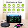 PPLEE 5-Way Powered Portable Emergency Solar Hand Crank AM/FM/SW/NOAA Weather Alert Radio + Vibrating Loud Alarm Clock with Bed Shaker view 3