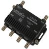 4-Port Cable TV/Antenna/HDTV/Internet Digital Signal Amplifier/Booster/Splitter with Passive Return, F59 Terminators (Lindsay LSA84) view 2