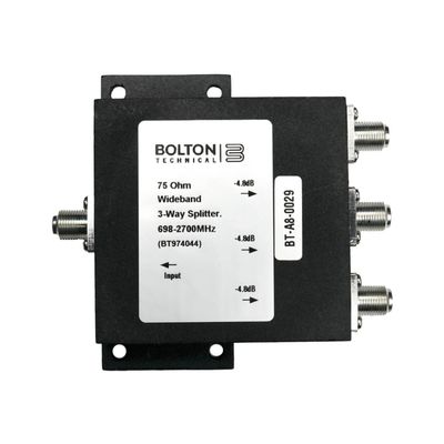 Bolton 3-Way 75 Ohm Signal Splitter, 6982700 MHz