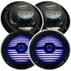 4X Gravity MG670-LW 6.5" inch 2-Way Total 700 Watts Peak Power Marine Speakers CEA Rated Frequency Response 80 to 20 kHz UV Protection and Water Resistant- Black view 1