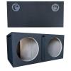 1x Audiotek CA- CA-10DP 10-Inches Subwoofer Enclosure Car Vehicle Audio Speaker Box All Medium-Density Fiberboard Vented Enclosure Carpet Texture Terminal view 1