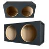 1x Audiotek CA-12DS Pro Dual Seal 12-Inch Subwoofer Enclosure Car Vehicle Audio Speaker Box All Medium-Density Fiberboard Vented Enclosure Carpet Texture Terminal view 1