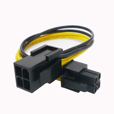 ZLKSKER 4 Pin P4 CPU Power Extension Cable for Desktop Computer (8 Inch,18AWG), Connect 12V PSU and CPU Power Connector, 4 Pin Male and Female