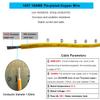 ZLKSKER 4 Pin P4 CPU Power Extension Cable for Desktop Computer (8 Inch,18AWG), Connect 12V PSU and CPU Power Connector, 4 Pin Male and Female view 3