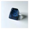 108 Key Cherry mx Brown Keyboard 1pc Lunar Surface Design Resin Keycaps for Mechanical Gaming Keyboard R1 Profile Green Black Blue Orange Key Cap (Axis Body : for Cherry mx Switch, Color : Blue) view 1