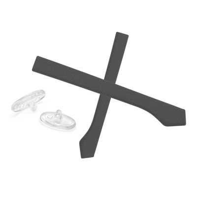 ToughAsNails Gray Ear Socks and Nose Pads Replacement Rubber Kits for Oakley Boomstand OX5042 Glasses