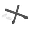 ToughAsNails Gray Ear Socks and Nose Pads Replacement Rubber Kits for Oakley Boomstand OX5042 Glasses view 1