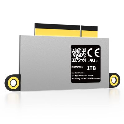 INDMEM NVMe PCle SSD 1TB 3D TLC Flash Hard Drive with Tools for Upgrade 2016 2017 13" MacBook PRO A1708EMC 2978/3164 Non-Touch Bar Models(Late 2016-Mid 2017 Year)