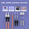 Buacoz 1Meter 4ft FC/UPC-FC/UPC Multi-Mode Fiber Optic Cable FC to FC OM1 Jumper Optical Patch Cord Duplex 62.5/125um Orange FC-FC view 3