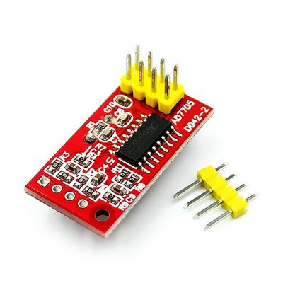 Taidacent 2PCS TM7705 AD7705 Dual 16 bit ADC Data Acquisition Module Input Gain Programmable SPI Interface