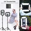 Smartphone Video Rig PICTRON U200 Handheld LED Ring Light Selfie Light Phone Video Stabilizer for Camera, Smartphone, Action Camera, YouTube, Setup, Filmmaking, Makeup, Vlogging view 4