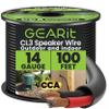 GEARit Outdoor Speaker Wire CL3 Rated, 14 Gauge Speaker Wire, Speaker Cable 100 ft for Outdoor Speakers, Patio, Garden, Backyard Audio, Direct Burial in Ground/in Wall, CCA (Black, 2-Conductors) view 1