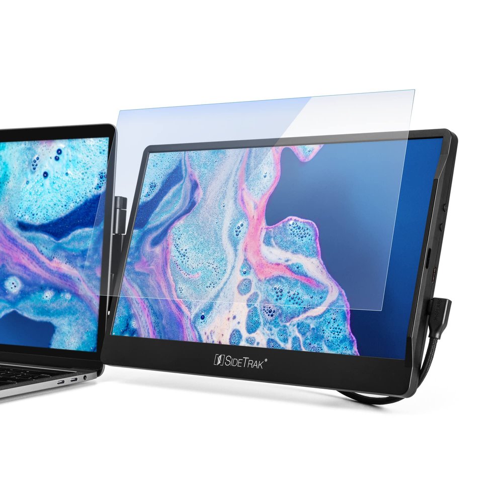 SideTrak Monitor Screen Protector | Fits 12.5 Screens| Compatible Slide & Swivel Portable Monitors | Scratch-Proof & Impact Resistant Tempered Glass
