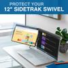 SideTrak Monitor Screen Protector | Fits 12.5 Screens| Compatible Slide & Swivel Portable Monitors | Scratch-Proof & Impact Resistant Tempered Glass view 2