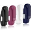 Huadea 4-Pack Clip Case Compatible with Fitbit Inspire 2/Fitbit Inspire 3, Soft Silicone Clip Clasp Accessory Replacement for Fitbit Inspire 2/Inspire 3 (Black/White/Wine Red/Navy) view 3