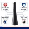 Anina 3.8 Inch Antenna Mast for Mazda Miata 2006-2022 MX5-ND-NC-RF Aluminum Alloy Stubby Radio Antenna view 3