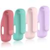 Huadea 4-Pack Clip Case Compatible with Fitbit Inspire 2/Fitbit Inspire 3, Soft Silicone Clip Clasp Accessory Replacement for Inspire 3/Inspire 2 (Official Red/Violet/Teal/Rose Pink) view 3