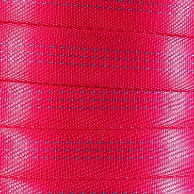 Paracord Planet Tubular Webbing 1 Inches  Heavy Duty Nylon/Rescue Harnesses Work Great for Outdoors (1 Yard - Raspberry)